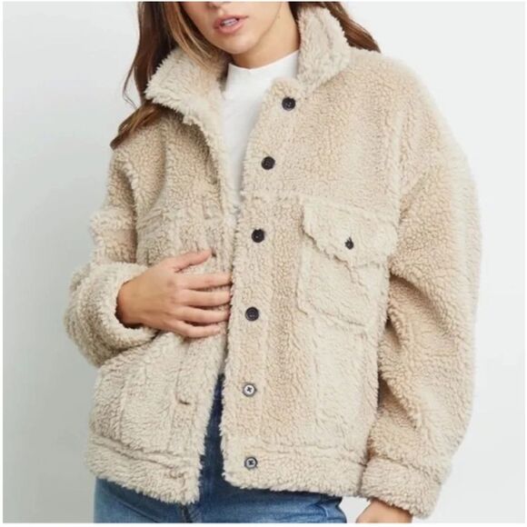 Rails Trucker Sherpa Teddy Jacket - Picture 14 of 16